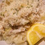 Cabbage and smoked haddock risotto