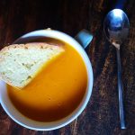 Carrot honey and orange soup