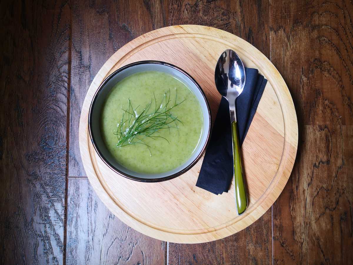 Balsamic Lettuce Soup recipe