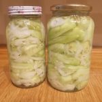 Cucumber and onion pickle